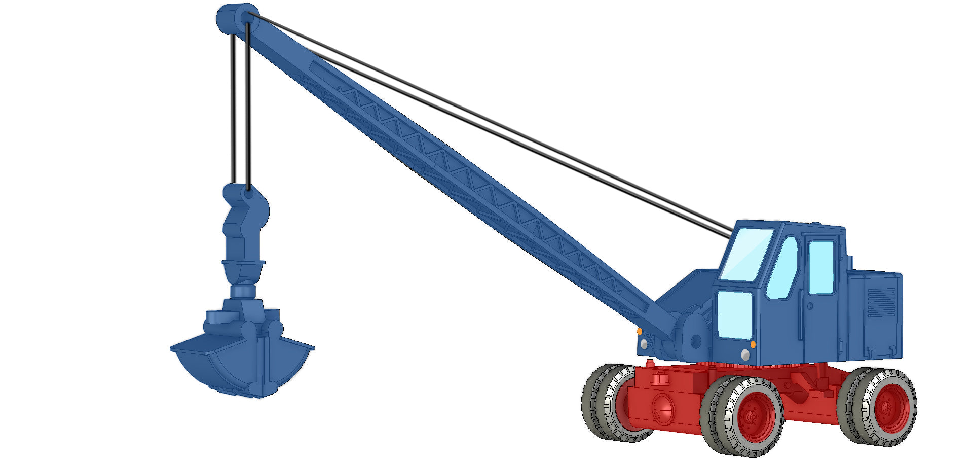 miNis Fuchs F301 Crane Blue w/Grab LKLC4701