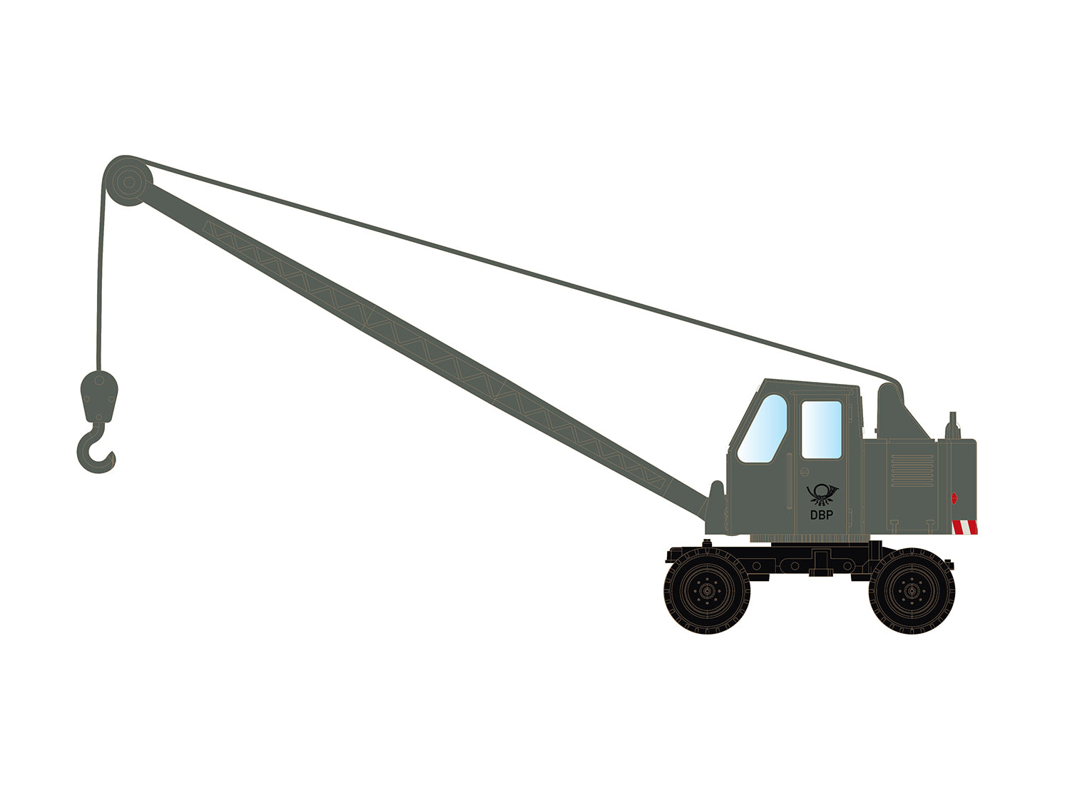 miNis Fuchs F301 Crane DBP Fernmeldetechnik LKLC4704