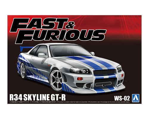 Fast & Furious R34 SKYLINE GT-R MOVIE MECHA #WS-02