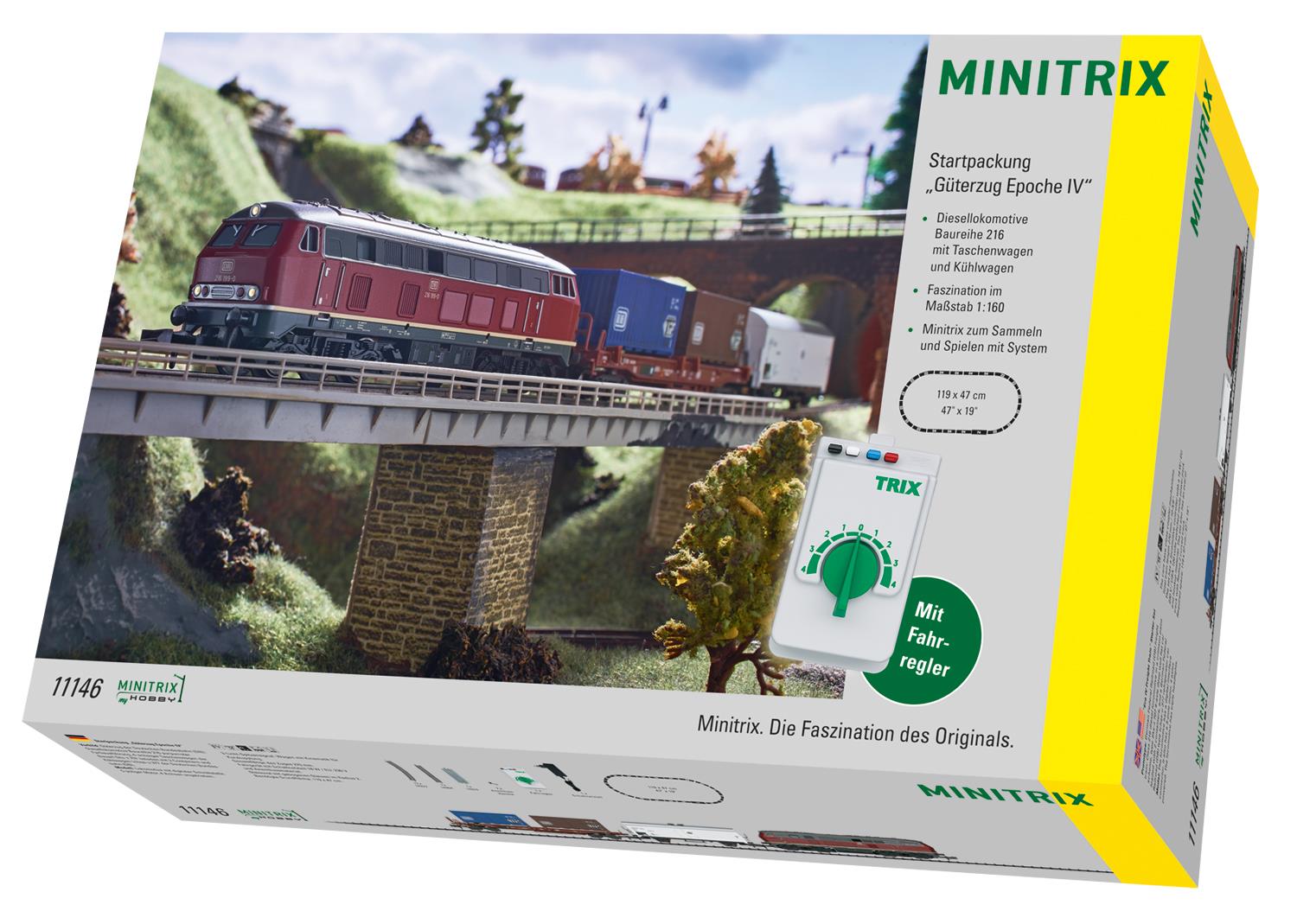 Minitrix my Hobby DB BR216 Diesel Freight Starter Set M11146