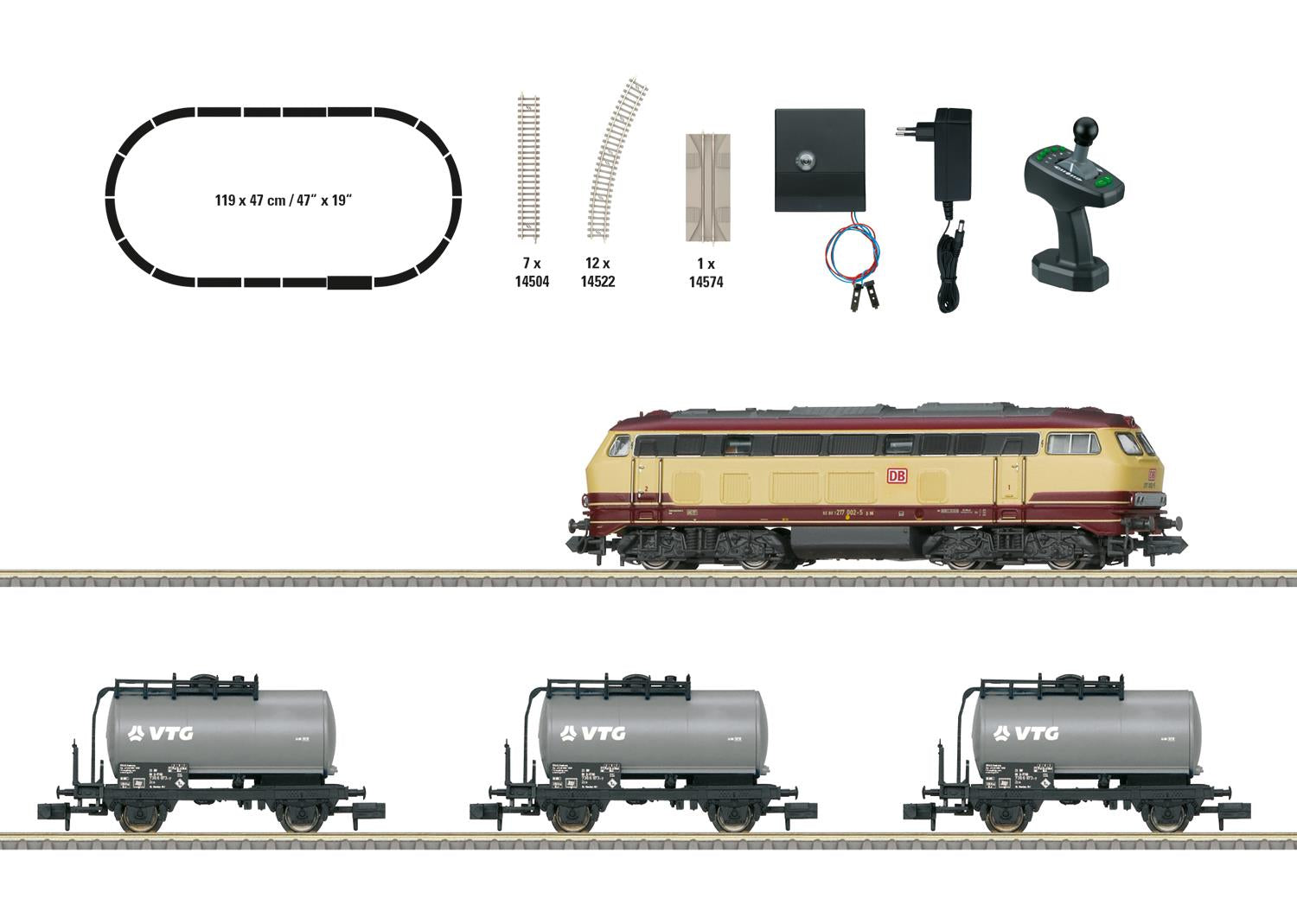 Minitrix my Hobby DBAG Diesel Freight Starter Set VI (DCC-Fitted) M11160