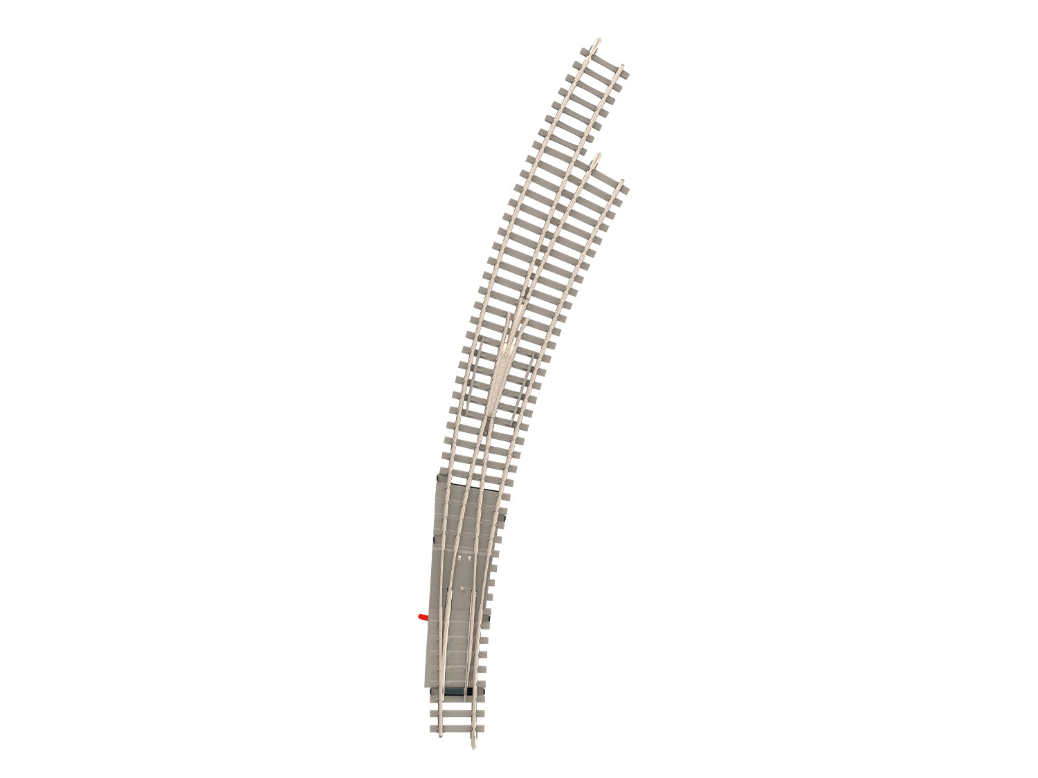Minitrix Right Hand Curved Turnout R3/R4 30 Degree Concrete Sleeper M14548