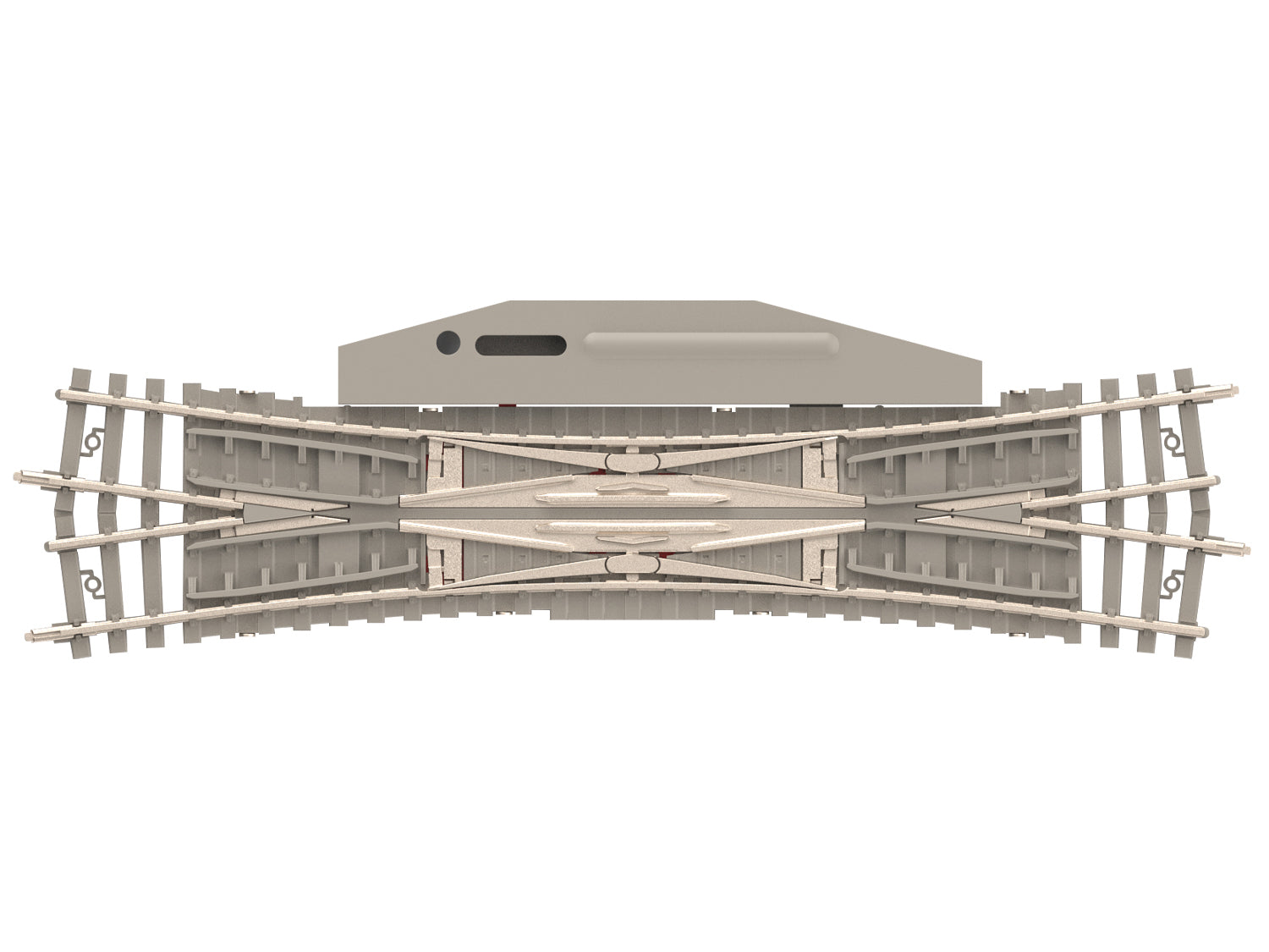 Minitrix Electric Double Slip Radius 4 15 Degree Concrete Sleeper M14560