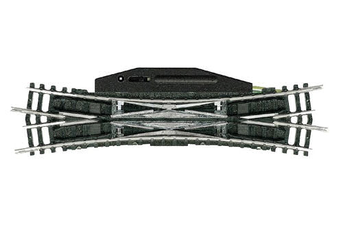 Minitrix Electric Double Slip Radius 4 15 Degree M14960