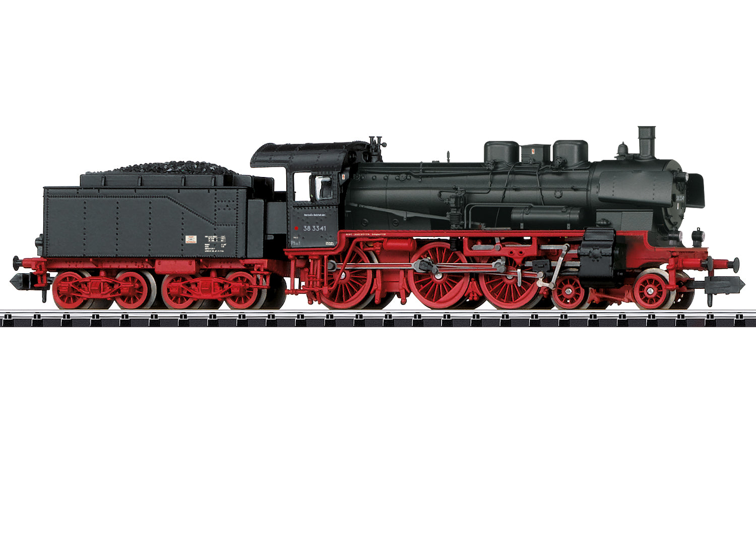 Minitrix DR BR38 3341 Steam Locomotive III (DCC-Sound) M16386