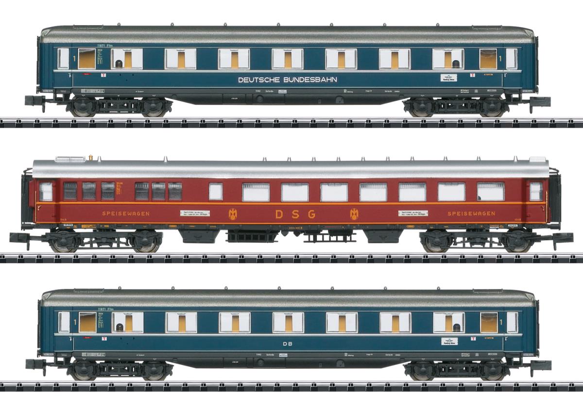 Minitrix DB F41 Senator Express Coach Set (3) III M18259