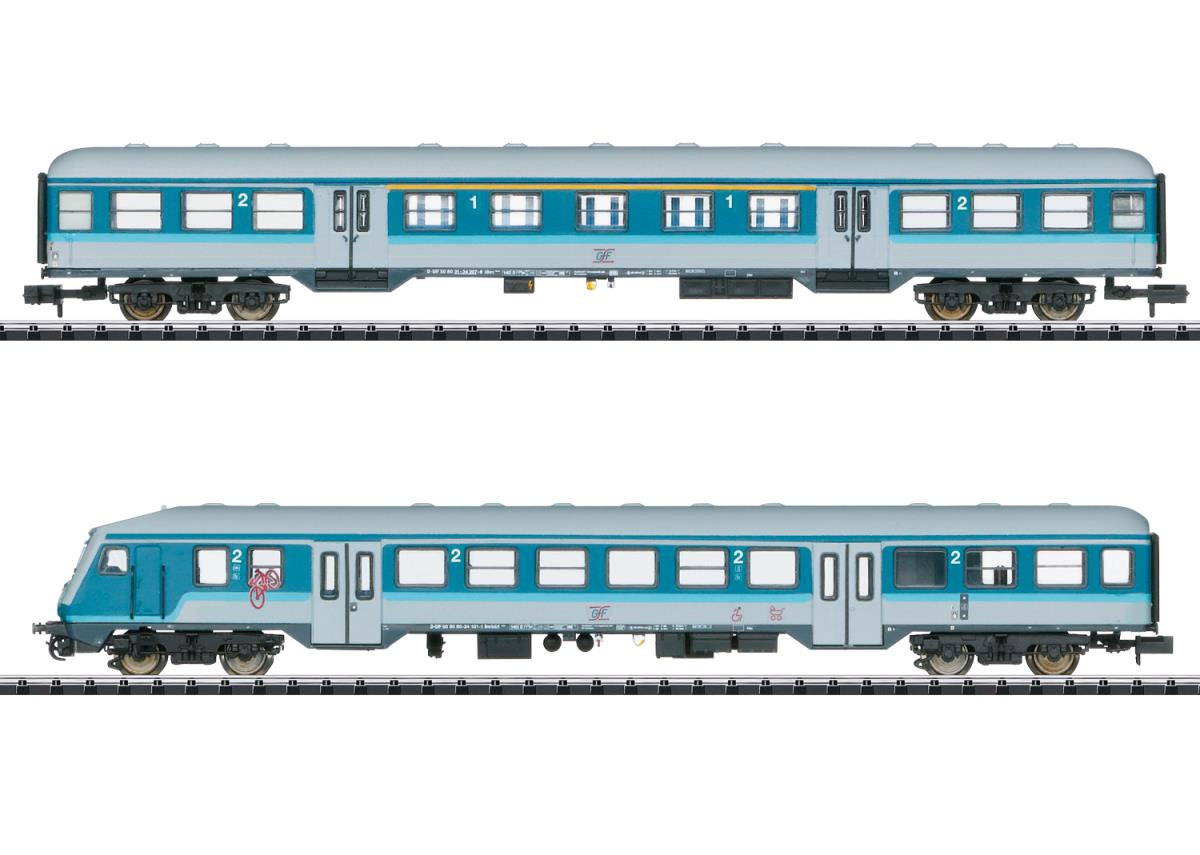 Minitrix LLC (GtF) Commuter Coach Set (2) VI M18262