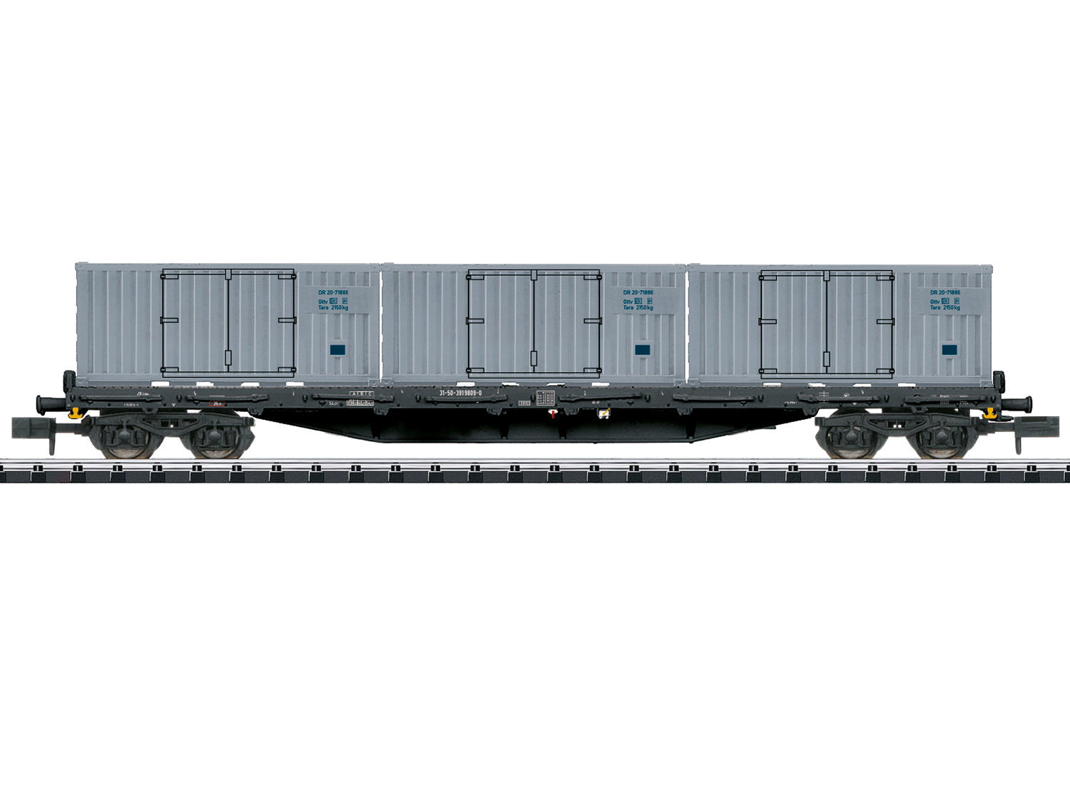 Minitrix DR Rgs3910 Bogie Flat Wagon w/Mail Container Load IV M18431