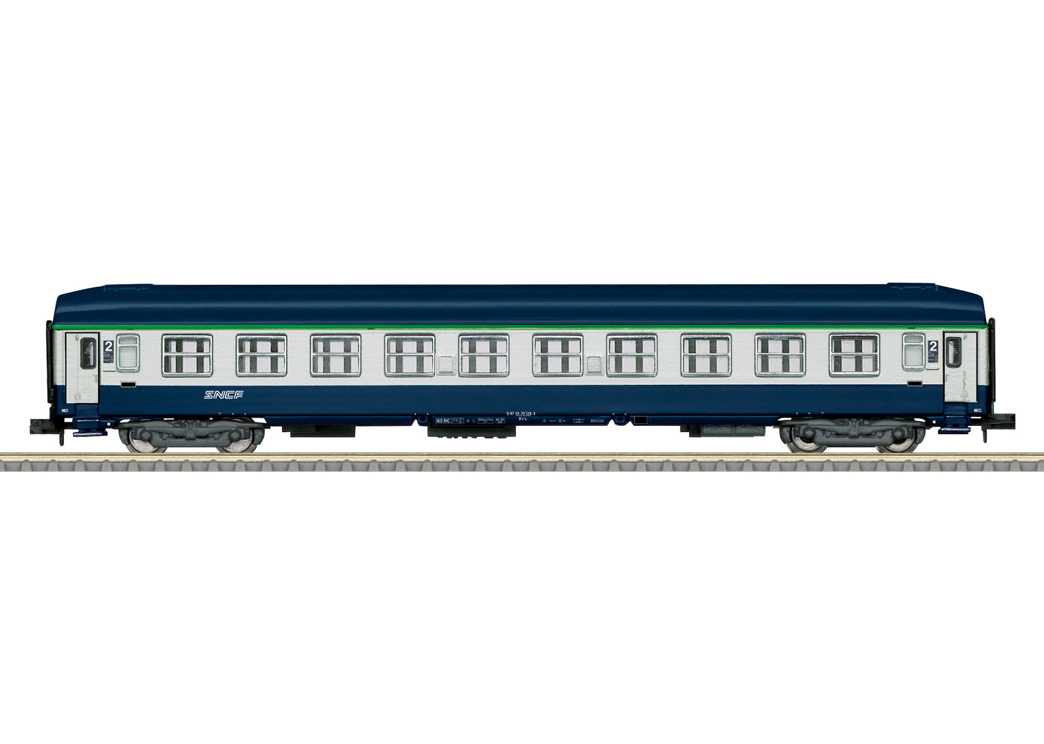 Minitrix SNCF B9c9x 2nd Class Sleeper Coach V M18467