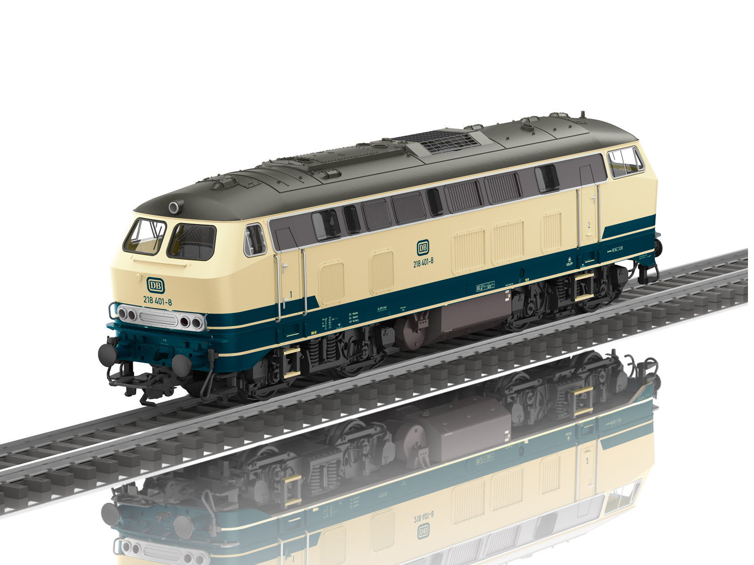Trix DB BR218 401-8 Diesel Locomotive IV (DCC-Sound) M22431
