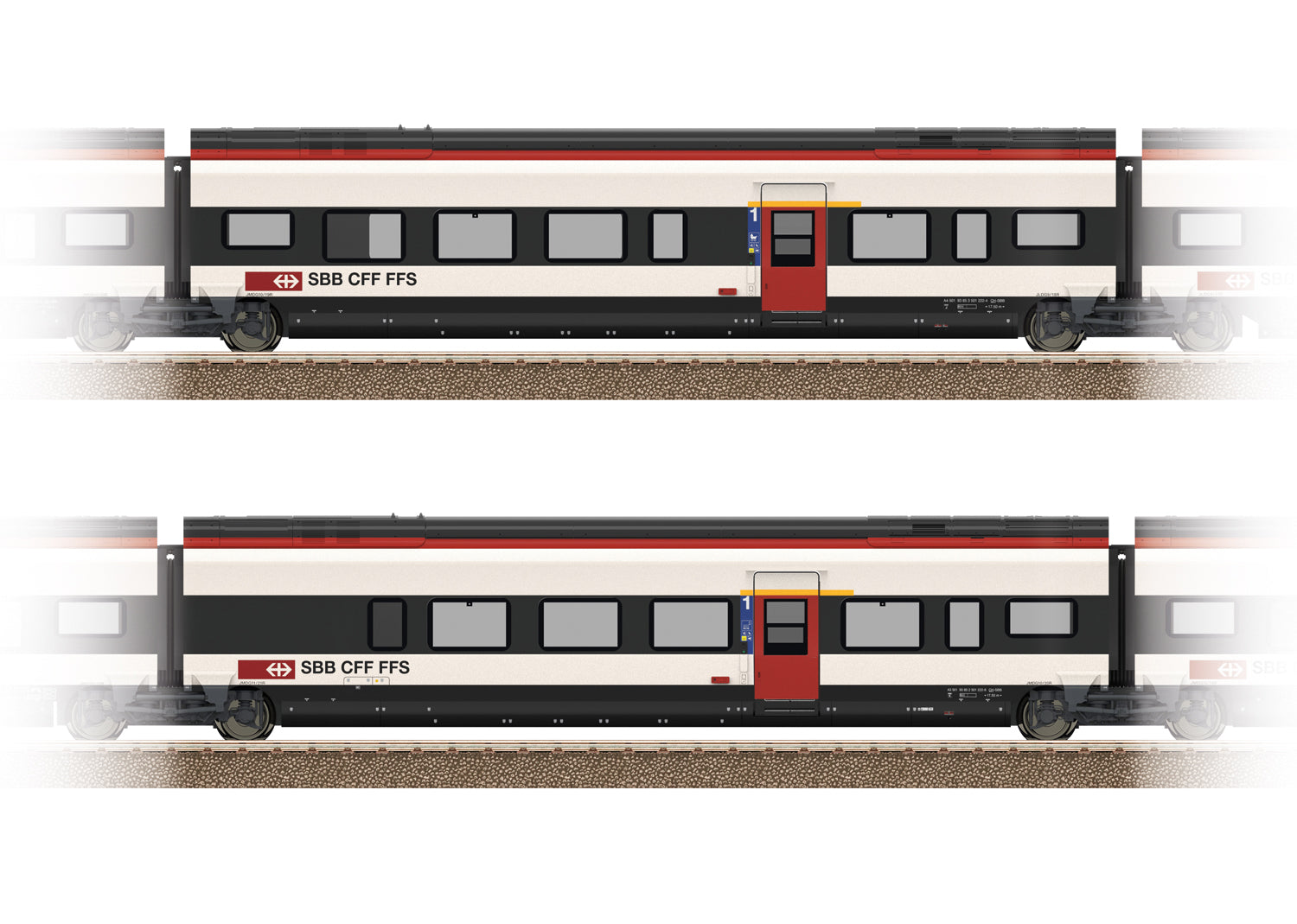 Trix SBB RABe501 Coach Set 3 (2) VI M23283