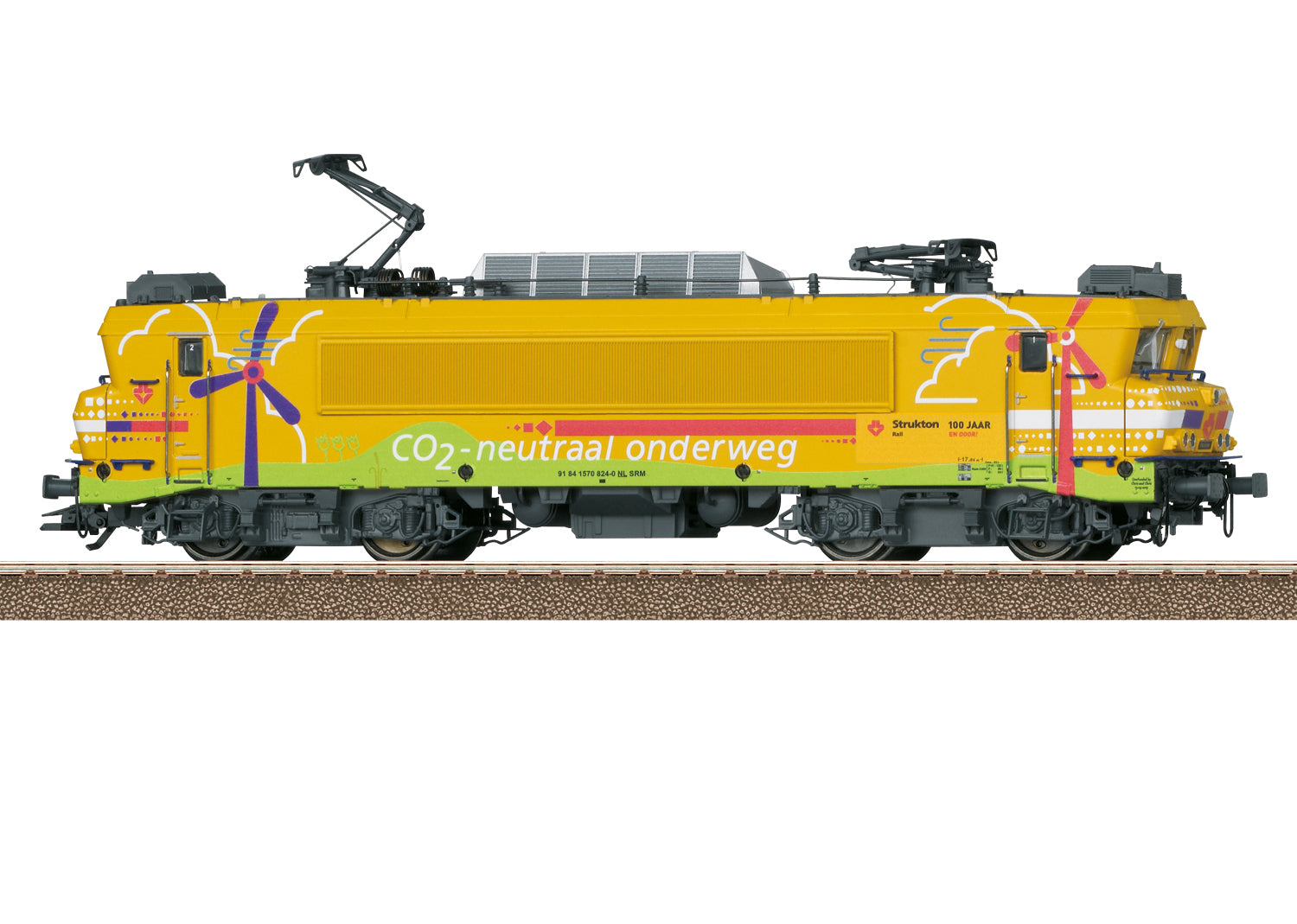 Trix Strukton Rail 1800 Electric Locomotive VI (DCC-Sound) M25161