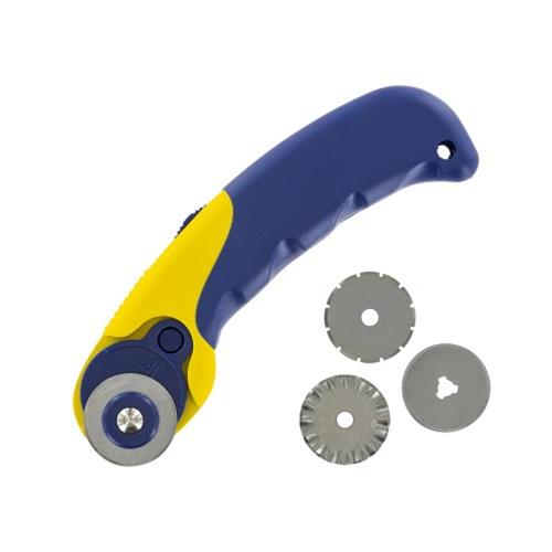 Modelcraft Rotary Cutter 45mm and Standard/Wavy/Skip Blades MCPKN6145