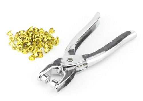 Modelcraft Eyelet Plier Set with 100 Eyelets MCPPU1100