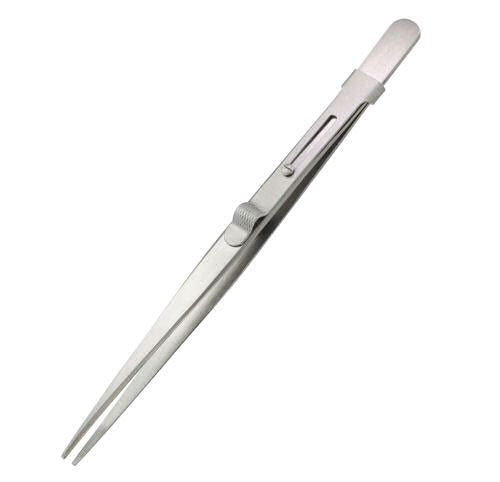 Modelcraft Fine Serrated Locking Tweezers MCPTW1093-FR