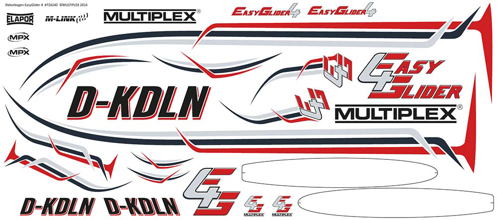 Decal Sheet EasyGlider4