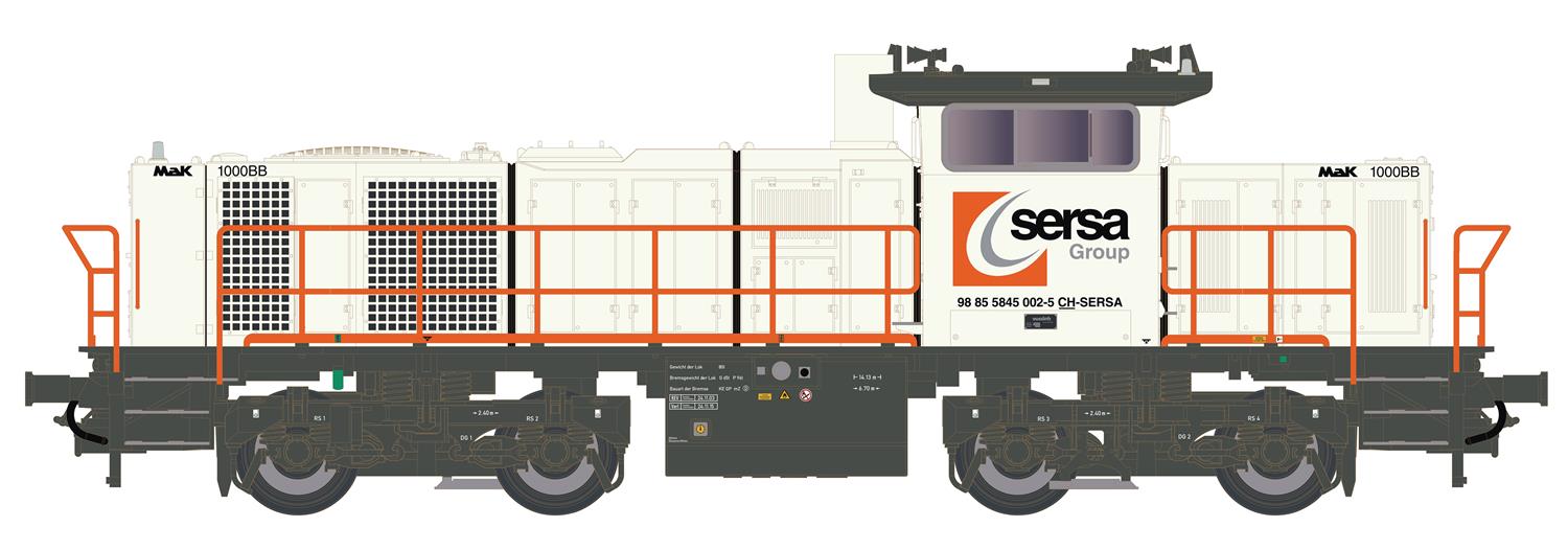 Mehano Sersa Am845 Diesel Locomotive VI MEH90554