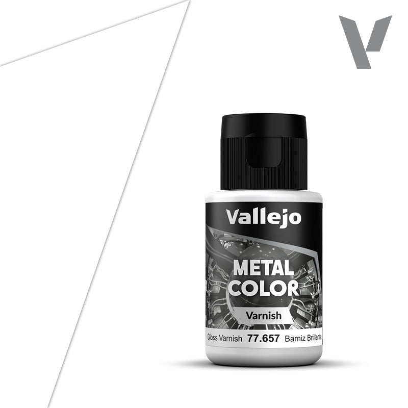 AV Vallejo Metal Color - Gloss Metal Varnish 60ml