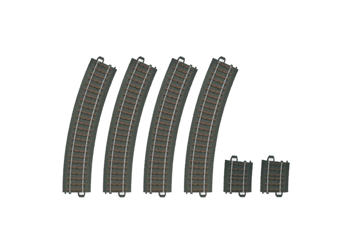 Marklin Start Up C Track Curve R2 24.3 Deg(4) & Curve R2 5.7 Deg(2) MN20299