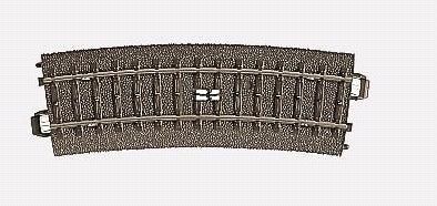 Marklin C Track Curved Circuit Track Radius 2 15 Degree MN24294