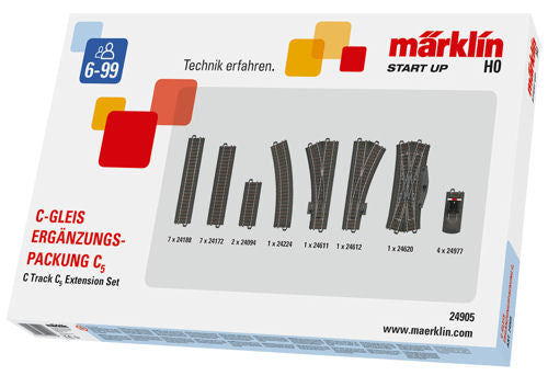Marklin Start Up C Track C5 Track Extension Set MN24905