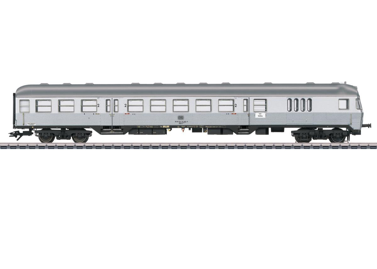 Marklin DB BDnrzf 2nd Class Silver Coin Control Coach IV MN43899
