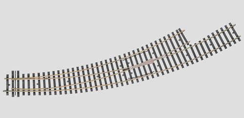 Marklin G1 (H1097) Left Hand Curved Turnout 1394mm Radius MN59085