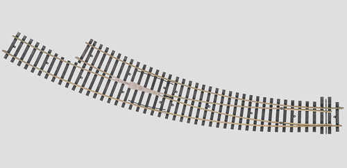 Marklin G1 (H1098) Right Hand Curved Turnout 1394mm Radius MN59086
