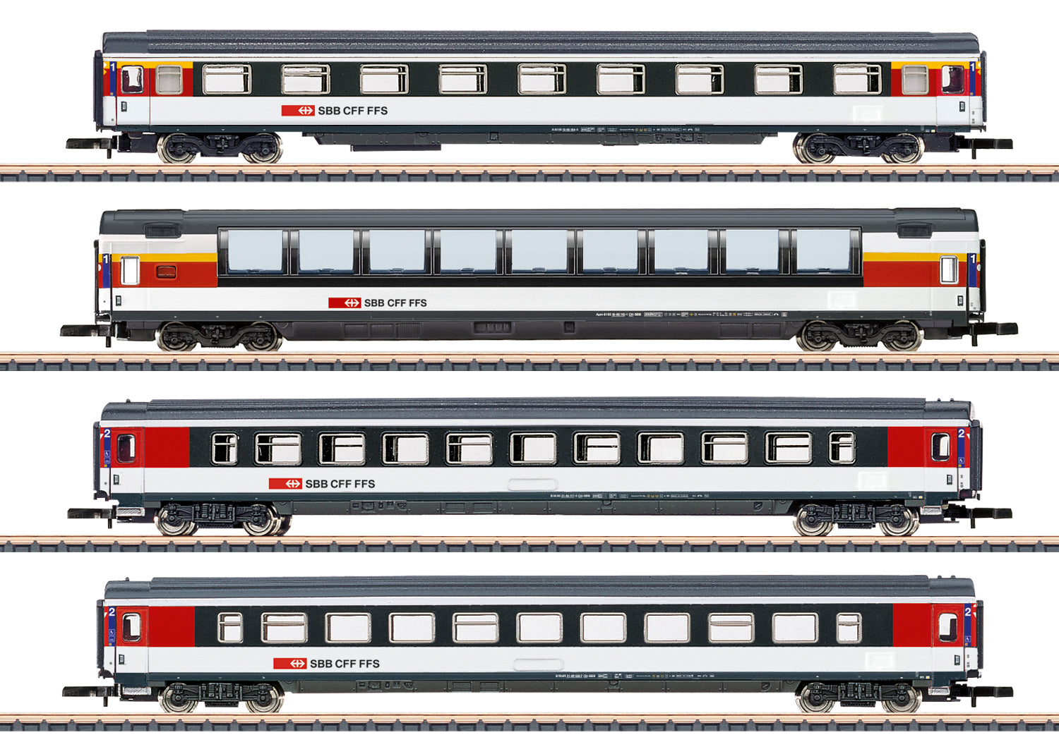 Marklin SBB EW IV Coach Set (4) VI MN87663