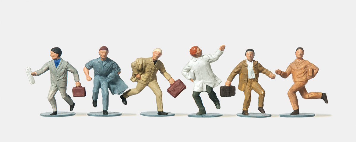 Merten Running Men Travellers (6) Figure Set MRT0210976