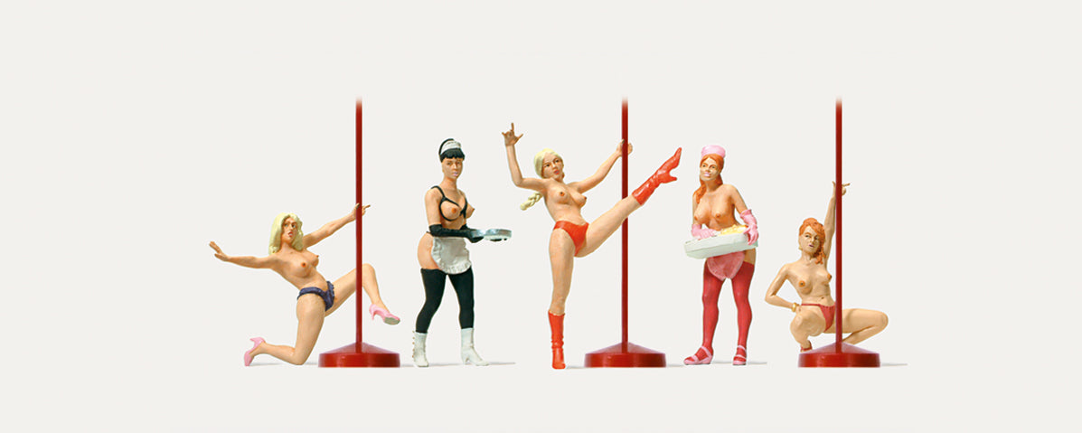 Merten Pole Dancers (5) Figure Set MRT0212556