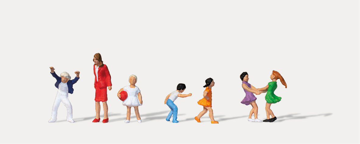 Merten Teacher (1) & Schoolchildren (6) Figure Set MRT0212590