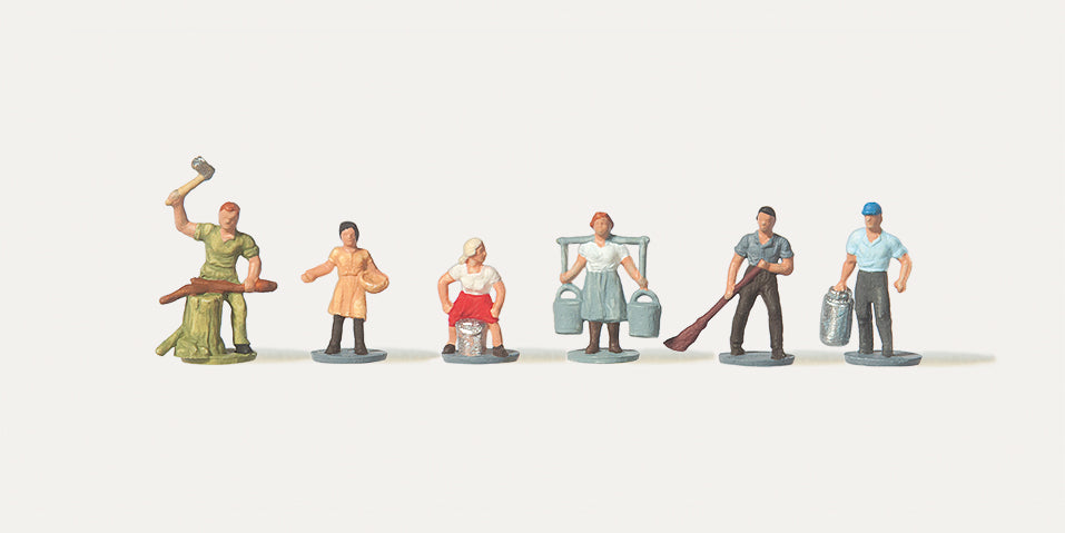 Merten Farm Workers (6) Figure Set MRT0270896