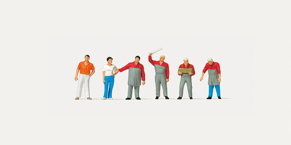 Merten Car Mechanics (6) Figure Set MRT0272558