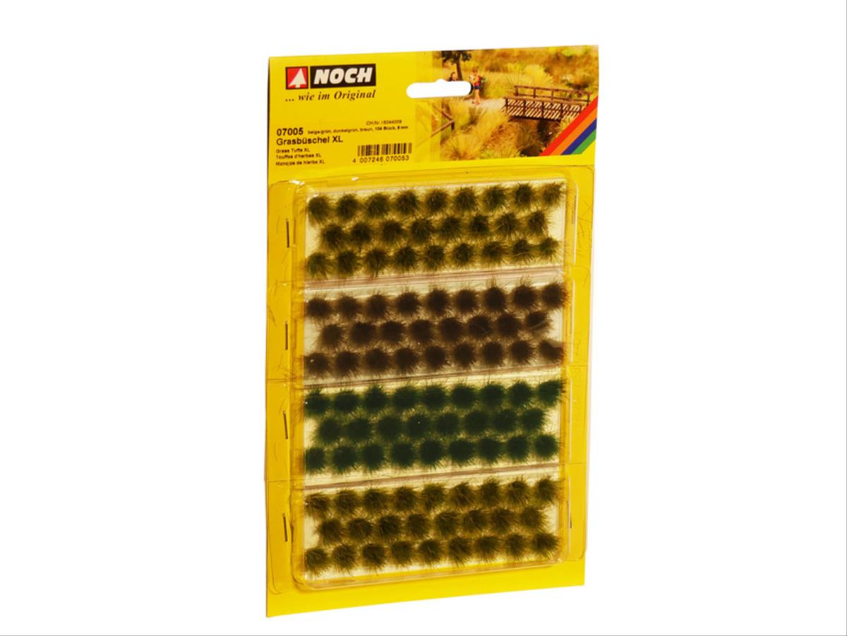 Noch Grass Tufts XL 9mm Assorted (104) N07005