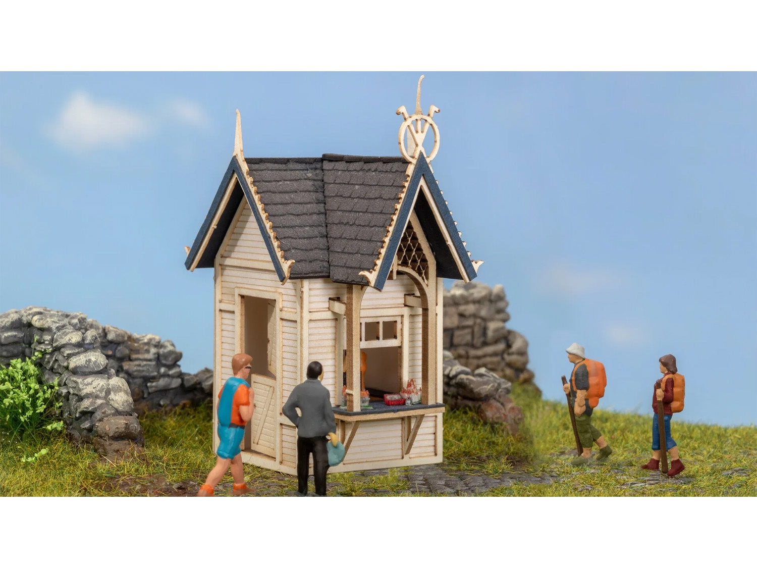 Noch Souvenir Stall Laser Cut Minis Kit N14383