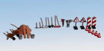 Noch Road Building Accessory Set N14805