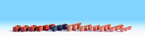 Noch Flowerpots (27) Accessory Set N14885
