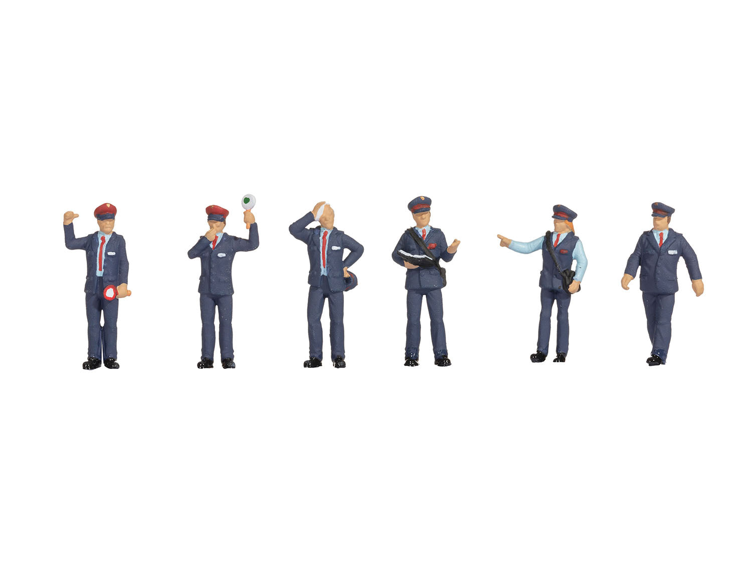 German Railway Officials (6) Figure Set