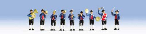 Noch German Brass Band (9) Figure Set N15580
