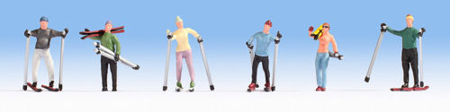 Noch Skiers (6) Figure Set N15827