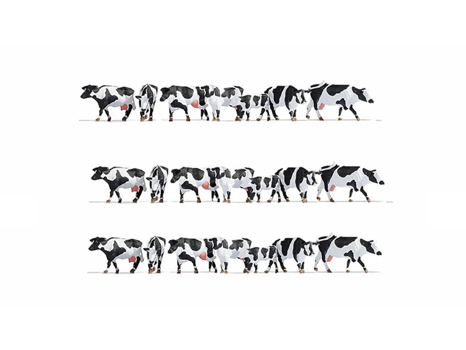 Noch Black & White Cows XL Figure Set N16164