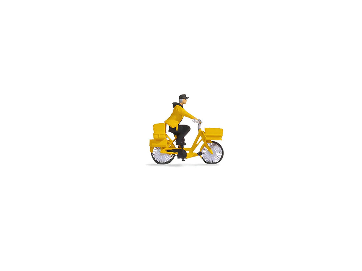 Noch Postal Worker (Bike) Tiny Scenes Set N16522