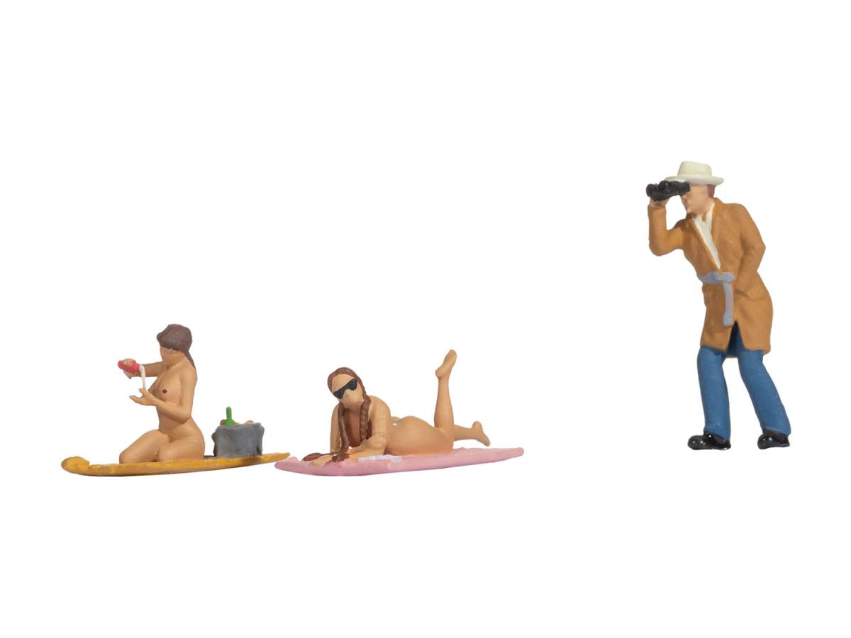 Peeping Tom Funny Scenes Figure Set