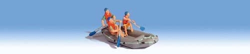 Noch White Water Raft with Figures N16818