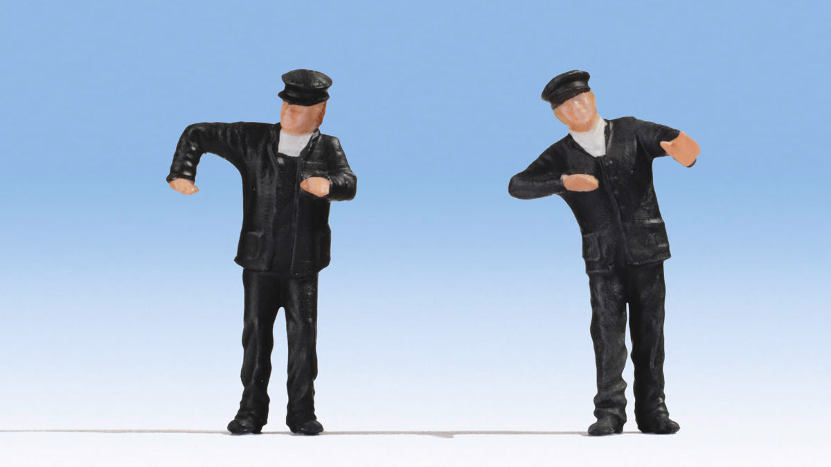 Noch Steam Locomotive Drivers (2) Figure Set N17110
