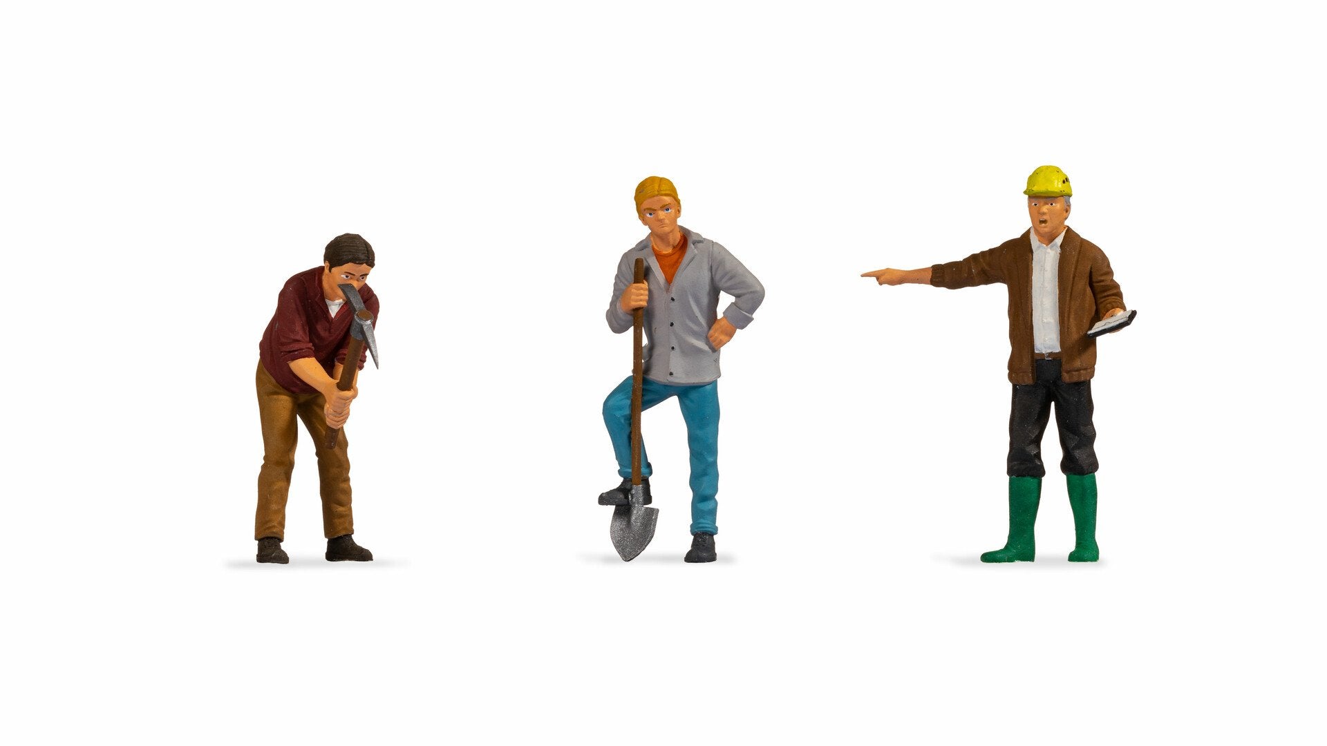 Noch Construction Workers (3) Figure Set N17130
