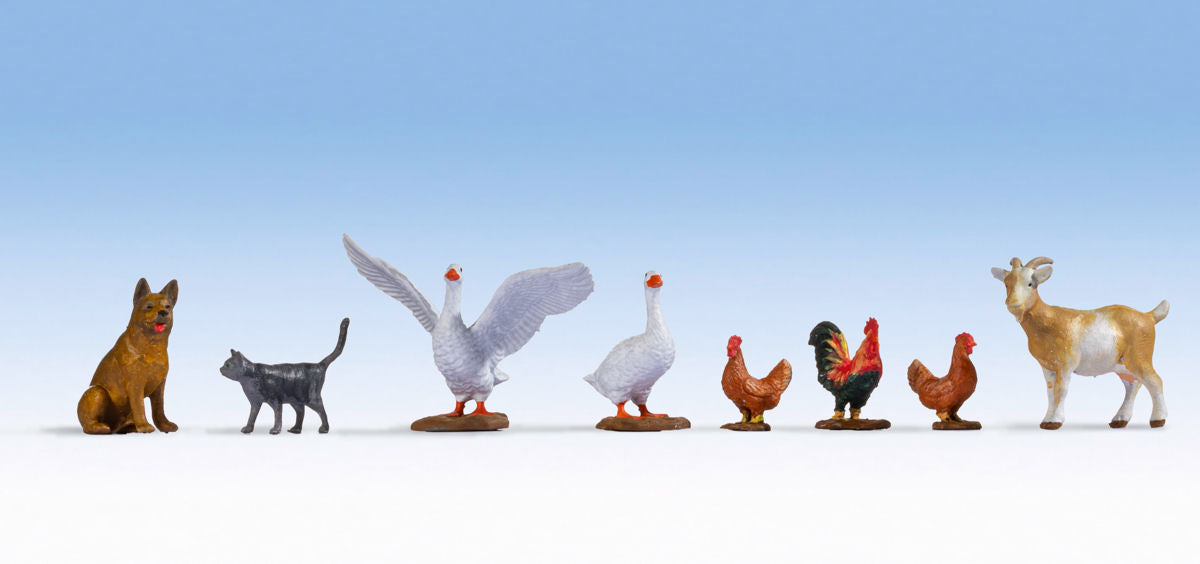 Noch Farm Animals (8) Figure Set N17903
