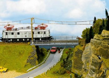 Noch Straight Bridge Base Kit 18x6.5x2.4cm N21340