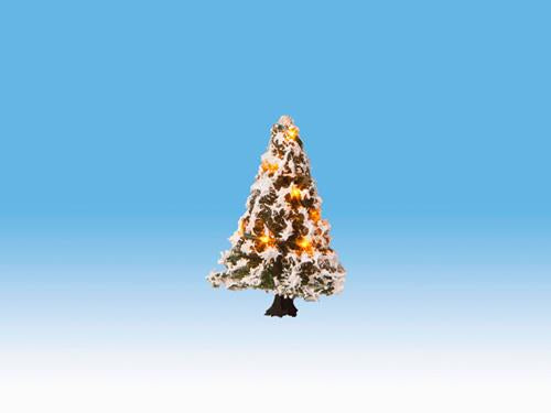 Noch Christmas Illuminated Tree with 10 LEDs 5cm N22110